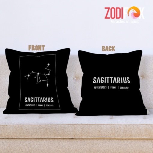wonderful Sagittarius Generous Throw Pillow zodiac gifts and collectibles – SAGITTARIUS-PL0029