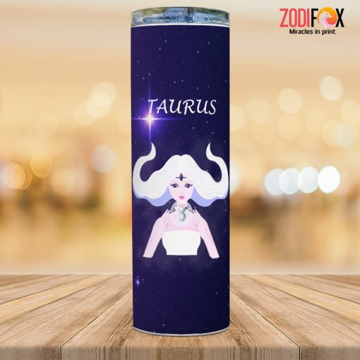 wonderful Taurus Queen Tumbler birthday zodiac sign presents for astrology lovers – TAURUS-T0029