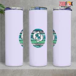 pretty Pisces Fish Tumbler zodiac gifts and collectibles – PISCES-T0029