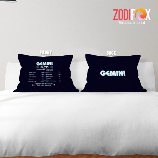personalised Gemini Humorous Throw Pillow gifts according to zodiac signs – GEMINI-PL0003