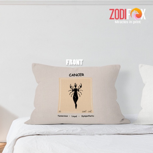 unique Cancer Sympathetic Throw Pillow zodiac inspired gifts – CANCER-PL0003