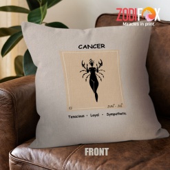 amazing Cancer Sympathetic Throw Pillow birthday zodiac sign gifts for horoscope and astrology lovers – CANCER-PL0003