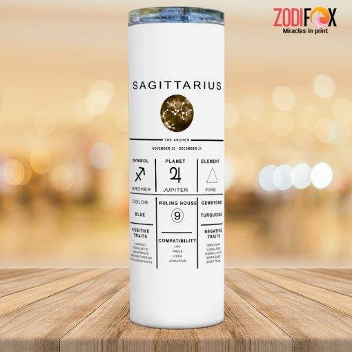 great Sagittarius Zodiac Tumbler zodiac sign gifts for astrology lovers – SAGITTARIUS-T0003