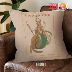 hot Capricorn Venus Throw Pillow zodiac sign gifts for horoscope and astrology lovers – CAPRICORN-PL0030
