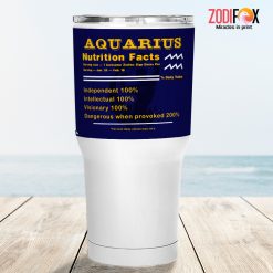 interested Aquarius Facts Tumbler birthday zodiac gifts for astrology lovers – AQUARIUS-T0030