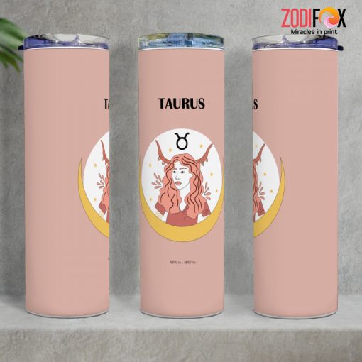 exciting Taurus Female Tumbler birthday zodiac sign presents for horoscope and astrology lovers – TAURUS-T0030