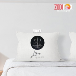 funny Libra Fair Throw Pillow zodiac inspired gifts – LIBRA-PL0031