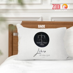 cool Libra Fair Throw Pillow birthday zodiac sign gifts for astrology lovers – LIBRA-PL0031