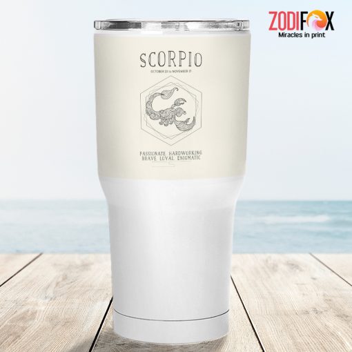 cute Scorpio Hardworking Tumbler zodiac presents for astrology lovers – SCORPIO-T0031
