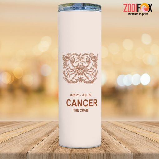 cool Cancer Crab Tumbler zodiac sign gifts for astrology lovers – CANCER-T0031