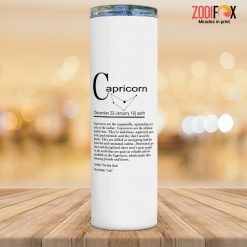interested Capricorn Ambitious Tumbler zodiac birthday gifts – CAPRICORN-T0031