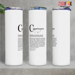 dramatic Capricorn Ambitious Tumbler zodiac-themed gifts – CAPRICORN-T0031