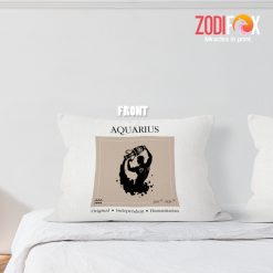 unique Aquarius Man Throw Pillow sign gifts – AQUARIUS-PL0032