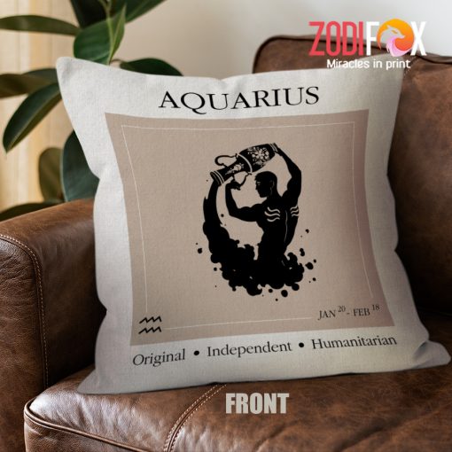 hot Aquarius Man Throw Pillow zodiac presents for astrology lovers – AQUARIUS-PL0032