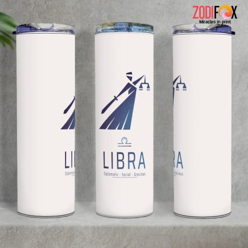 dramatic Libra Gracious Tumbler birthday zodiac gifts for horoscope and astrology lovers – LIBRA-T0032
