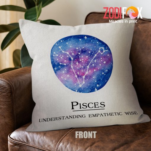hot Pisces Wise Throw Pillow zodiac presents for astrology lovers – PISCES-PL0033