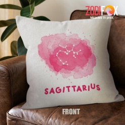 wonderful Sagittarius Pink Throw Pillow birthday zodiac presents for astrology lovers – SAGITTARIUS-PL0033
