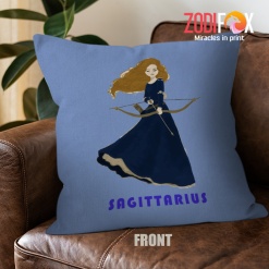 personalised Sagittarius Girl Throw Pillow astrology horoscope zodiac gifts – SAGITTARIUS-PL0034