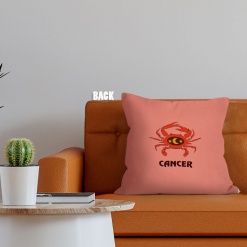 interested Cancer Sign Throw Pillow astrology gifts – CANCER-PL0034