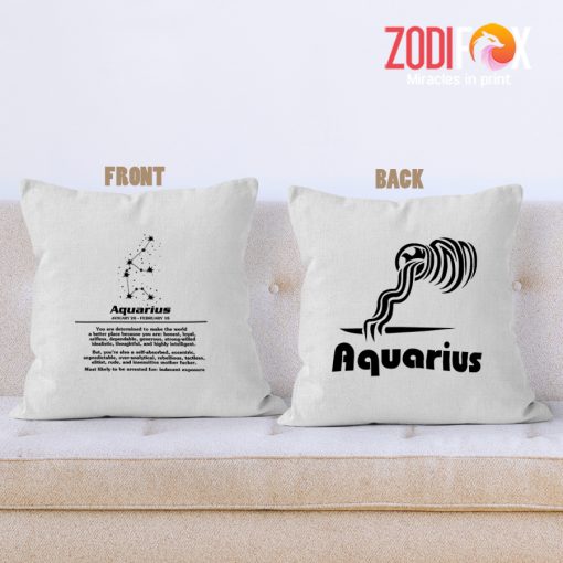hot Aquarius Selfless Throw Pillow zodiac gifts and collectibles – AQUARIUS-PL0034