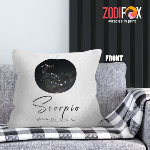 awesome Scorpio Star Throw Pillow zodiac related gifts – SCORPIO-PL0034