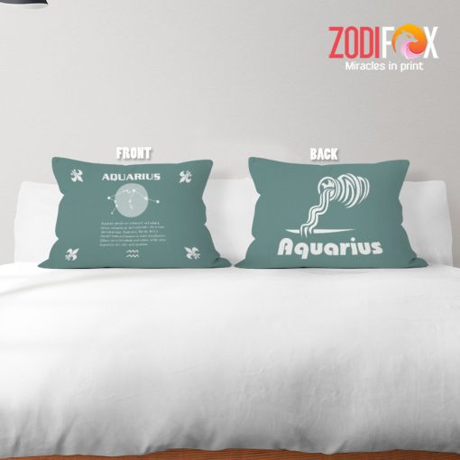 wonderful eye-catching Aquarius Clever Throw Pillow birthday zodiac presents for horoscope and astrology lovers zodiac birthday gifts – AQUARIUS-PL0035