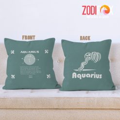 hot Aquarius Clever Throw Pillow zodiac gifts and collectibles – AQUARIUS-PL0035