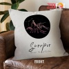 eye-catching Scorpio Woman Throw Pillow astrology horoscope zodiac gifts for boy and girl – SCORPIO-PL0036