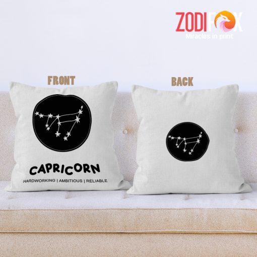 hot Capricorn Reliable Throw Pillow zodiac gifts and collectibles – CAPRICORN-PL0036