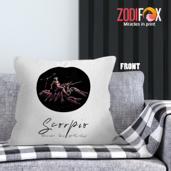 exciting Scorpio Woman Throw Pillow zodiac sign presents for horoscope and astrology lovers – SCORPIO-PL0036