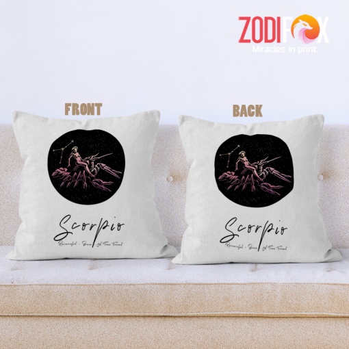awesome Scorpio Woman Throw Pillow signs of the zodiac gifts Scorpio Woman Throw Pillow – SCORPIO-PL0036– SCORPIO-PL0036