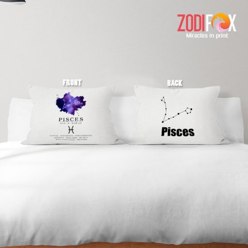 latest Pisces Gentle Throw Pillow astrology horoscope zodiac gifts for boy and girl – PISCES-PL0037