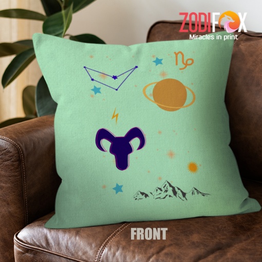 high quality Capricorn Zodiac Throw Pillow birthday zodiac sign gifts for astrology lovers – CAPRICORN-PL0037
