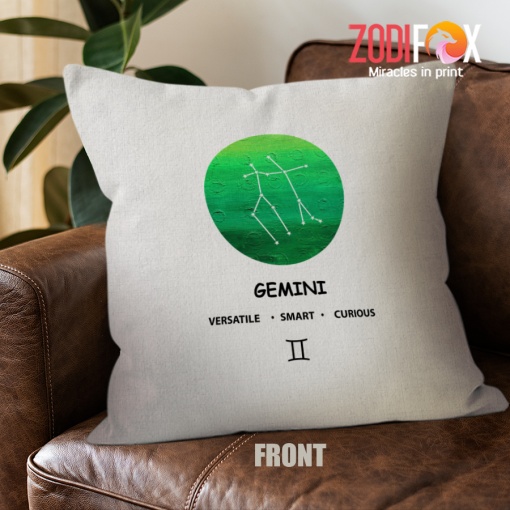 awesome Gemini Smart Throw Pillow gifts based on zodiac signs – GEMINI-PL0038