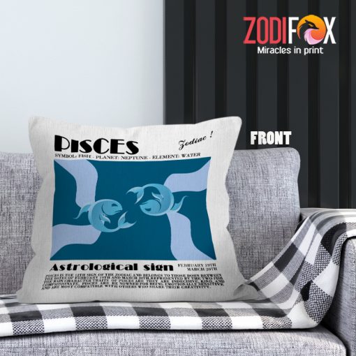 unique Pisces Astrological Throw Pillow sign gifts – PISCES-PL0038
