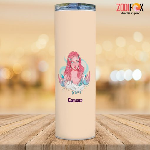 pretty Cancer Mermaid Tumbler astrology gifts – CANCER-T0038