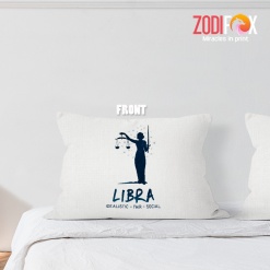 funny Libra Woman Throw Pillow signs of the zodiac gifts – LIBRA-PL0039