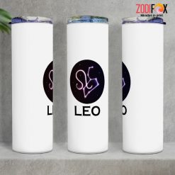 funny Leo Symbol Tumbler zodiac gifts for horoscope and astrology lovers – LEO-T0039