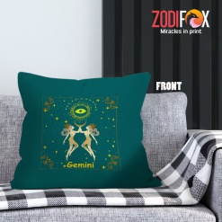 cute Gemini Woman Throw Pillow gifts based on zodiac signs – GEMINI-PL0004