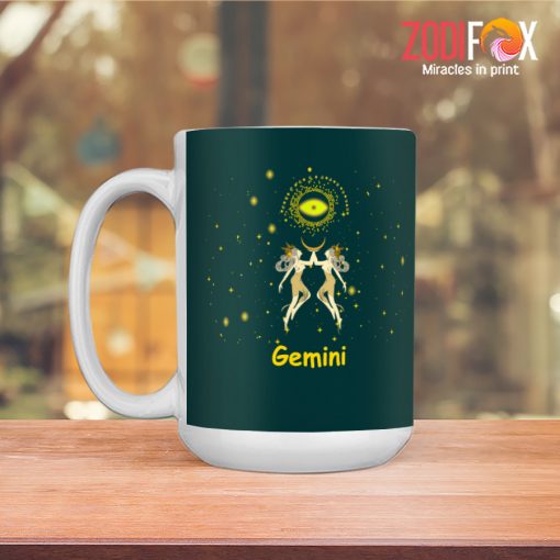 lovely Gemini Moon Mug birthday zodiac presents for horoscope and astrology lovers – GEMINI-M0004