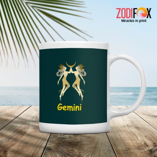 special Gemini Moon Mug birthday zodiac gifts for horoscope and astrology lovers – GEMINI-M0004