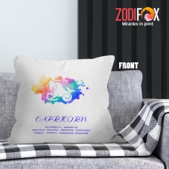 the Best Capricorn Careful Throw Pillow zodiac gifts for horoscope and astrology lovers – CAPRICORN-PL0040