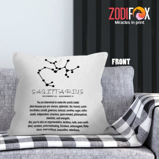 special Sagittarius Sincere Throw Pillow gifts based on zodiac signs – SAGITTARIUS-PL0040