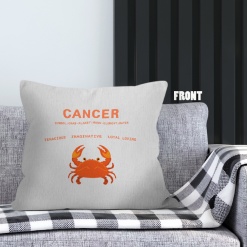nice Cancer Loving Throw Pillow gifts based on zodiac signs – CANCER-PL0040