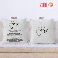 awesome Sagittarius Sincere Throw Pillow zodiac gifts and collectibles – SAGITTARIUS-PL0040
