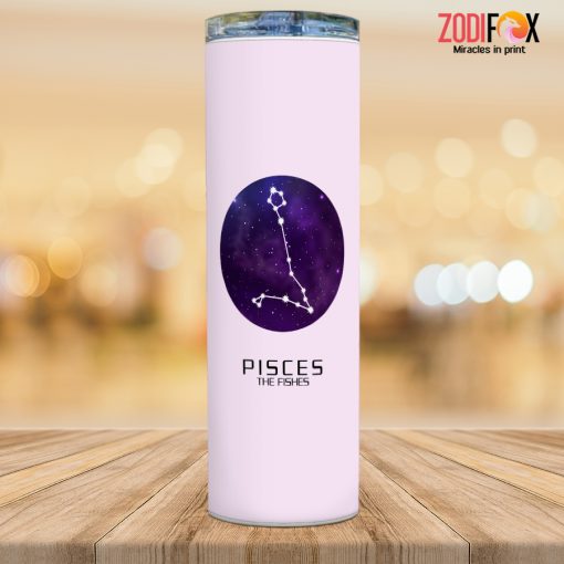 wonderful funny Pisces Galaxy Tumbler birthday zodiac sign presents for horoscope and astrology lovers birthday zodiac sign presents for astrology lovers – PISCES-T0040