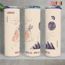 dramatic Virgo Art Tumbler zodiac gifts for astrology lovers – VIRGO-T0040