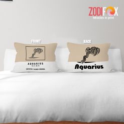 special Aquarius Inventive Throw Pillow gifts according to zodiac signs – AQUARIUS-PL0041