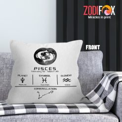 wonderful Pisces Zodiac Throw Pillow zodiac-themed gifts – PISCES-PL0041