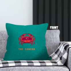 meaningful Cancer Crab Throw Pillow zodiac related gifts – CANCER-PL0041